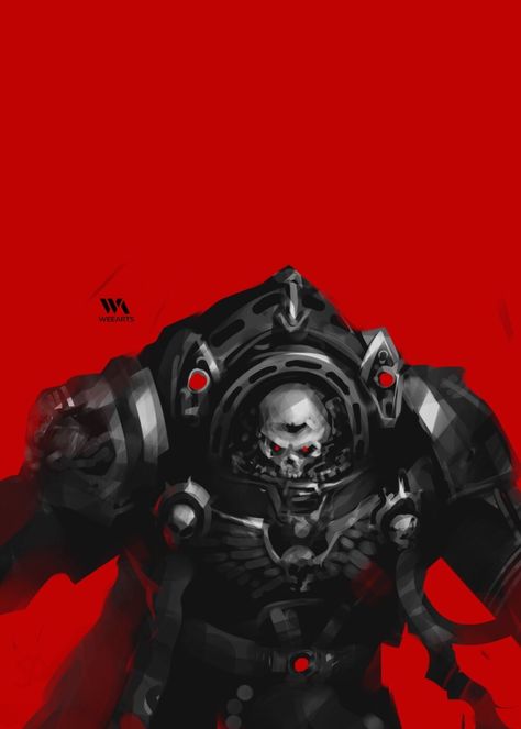 Chaplain 40k, Deathwing Terminators, Weird Collections, Space Marine Chaplain, Terminator Armor, Warhammer 40k Blood Angels, Space Marine Art, 40k Art, The Terminator