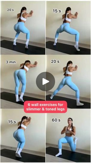 Pilates Workout Plan, Pilates Workouts, Wall Workout, Feel Empowered, Pilates For Beginners, Workout Without Gym, Workout Moves, Weight Workout Plan, Trening Abs