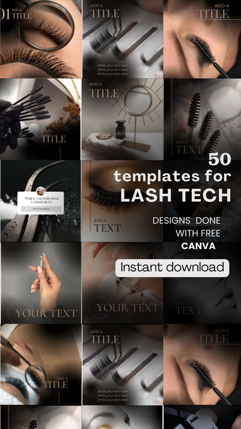 Lash Artist Instagram Templates| Lash Tech Artist Post | Lash Extension Templates Lash Extension Aesthetic Instagram, Eyelash Extensions Instagram Post, Lash Story Ideas, Lash Tech Aesthetic Instagram, Lash Extensions Instagram Post, Lashtech Aesthetic, Lash Post Ideas, Eyelash Content, Lashes Instagram Feed