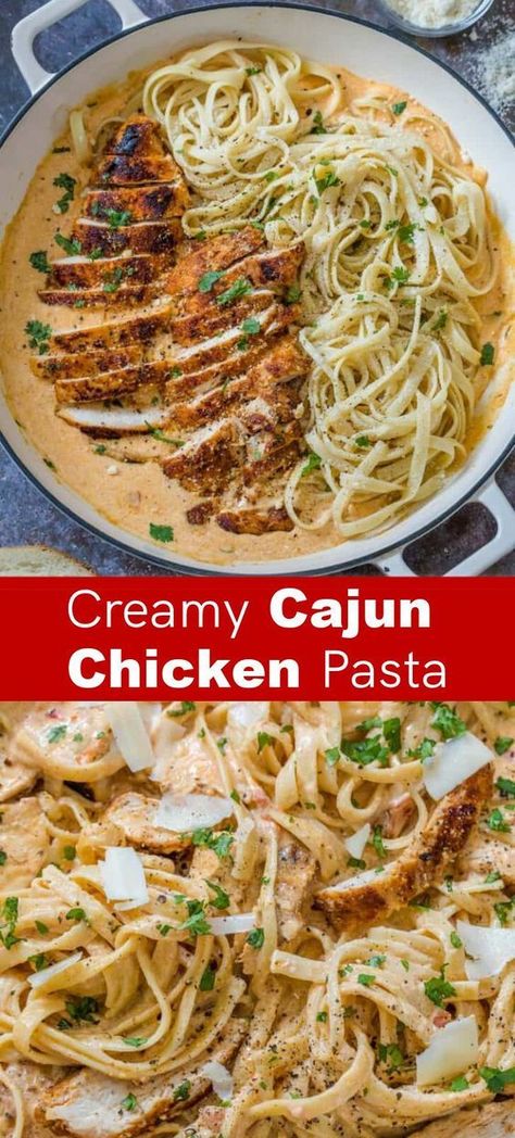 Cajun Pasta Recipes, Creamy Cajun Chicken Pasta, Creamy Cajun Pasta, Creamy Cajun Chicken, Cajun Chicken Pasta Recipes, Resep Pasta, Pastas Recipes, Cajun Pasta, Cajun Chicken Pasta