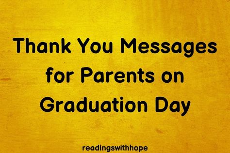 Show your gratitude with heartfelt thank you messages for parents on your graduation day. Discover the perfect words to express your appreciation. Thank U Message, Graduation Day Quotes, Thank You To Parents, Graduation Words, My First Teacher, Graduation Message, Dear Mom And Dad, Appreciation Note, Thanks Note