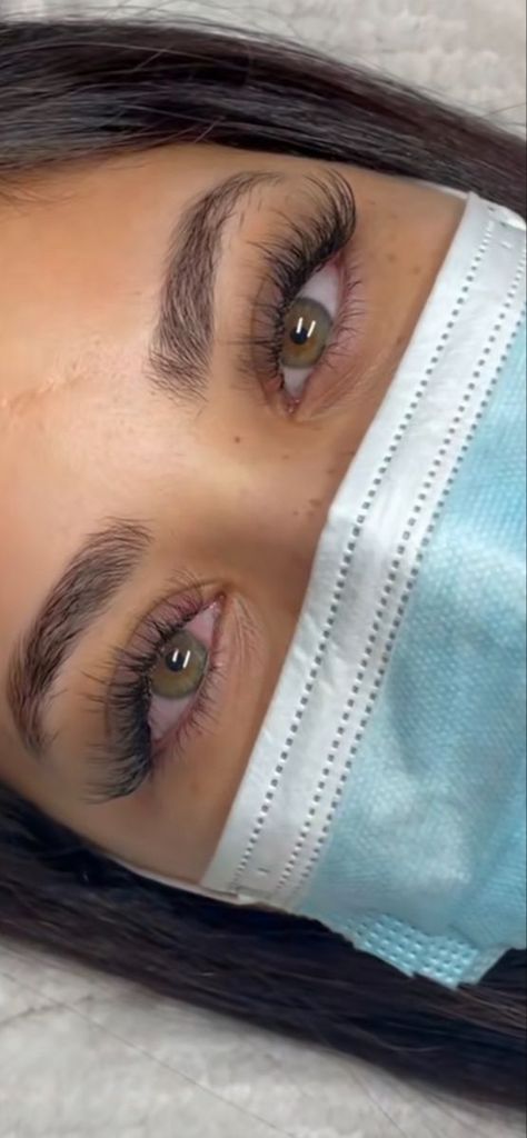 Eyelash Extensions Styles Cat Eye Wispy, Lash Extensions Styles Natural Wispy, Eyelash Extensions On Big Eyes, Eyelash Extensions On Almond Eyes, Natural Eyelash Extensions Cat Eye Wispy, Light Wispy Cat Eye Lash Extensions, C Lash Extensions, Long Cateye Eyelashes Extensions, Madison Beer Lash Extensions