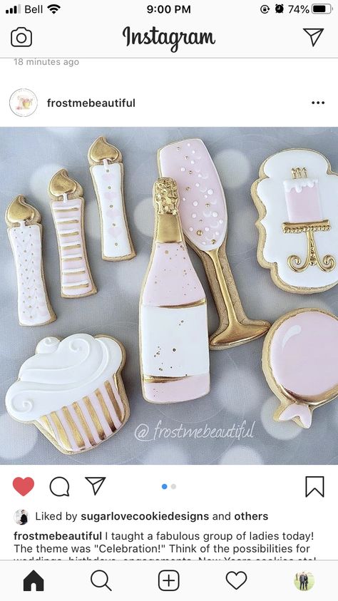 Champagne Bottle Royal Icing Cookies, Champagne Glass Decorated Cookies, Champagne Cookies Royal Icing, Mimosa Cookies Decorated, Champagne Bottle Sugar Cookies, Champagne Flute Cookies, Champagne Bottle Cookies Decorated, Champagne Sugar Cookies, Champagne Cookies Decorated