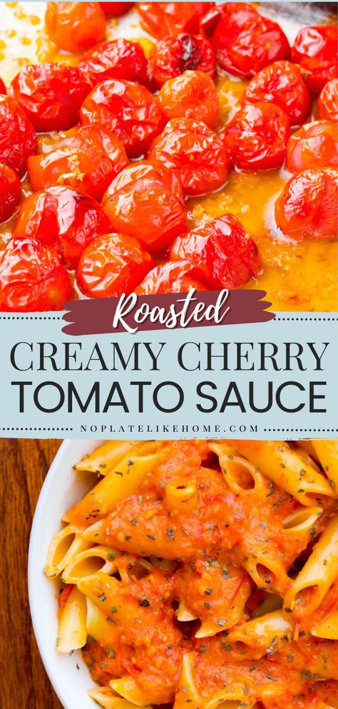 Tomato Cherry Recipes, Cherry Tomato Recipes Pasta, Recipes With Cherry Tomatoes, Cherry Tomatoes Recipes, Cherry Tomatoes Pasta, Roasted Cherry Tomato Pasta, Cherry Tomato Pasta Sauce, Roasted Tomato Pasta, Cherry Tomato Recipes