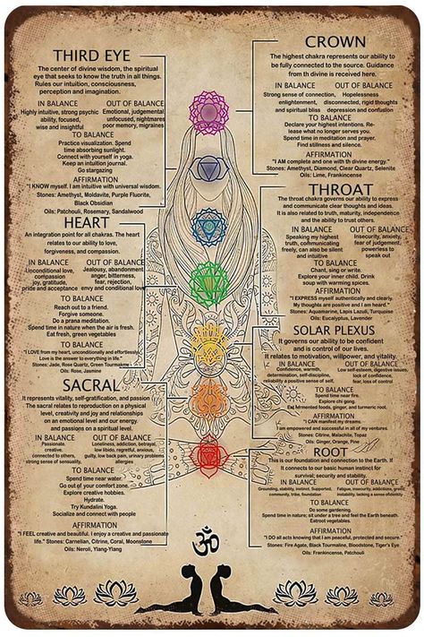 Chakra Chart, Knowledge Poster, Chakra Healing Meditation, Witch Spirituality, Magic Spell Book, Spiritual Journals, Retro Tin Signs, Witch Spell Book, Energy Healing Spirituality