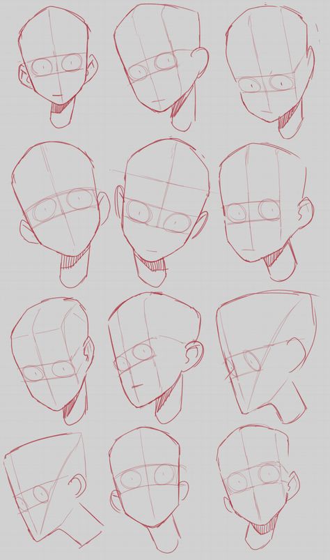 Tato Minimal, Drawing Face Expressions, Draw Faces, Human Anatomy Art, Drawing Expressions, 캐릭터 드로��잉, Figure Drawing Reference, Anime Drawings Tutorials, Anatomy Art