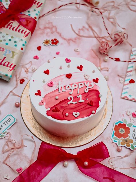 This bento cake is my 21st birthday cake i did this setup for my birthday theme shoot ❤️🌸✨ 21 Birthday Bento Cake, Bento Cake Photoshoot, Bento Cake Photography, Bento Cake 21st Birthday, Aesthetic 21st Birthday Cake, Birthday Cake 21st Birthday Cake, 21 St Birthday Cake Ideas, 21 Cake Ideas 21st Birthday, Birthday Flatlay