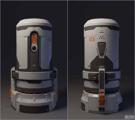 ArtStation - Blender SciFi Capsule, Robert Stephens Sci Fi Capsule, Sci Fi Building Concept Art, Scifi Factory, Scifi Props, Gif Studio, Scifi Environment, Sci Fi Props, Sci Fi Tech, Hard Surface Modeling