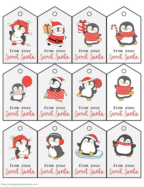 Free Printable Secret Santa Gift Tags Secret Santa Printable Tags, Secret Santa Gift Quotes, Secret Santa Packaging Ideas, Printable Secret Santa Tags, Secret Santa Name Drawing Ideas, Secret Santa Gift Tags Free Printable, Secret Santa Tags Free Printable, Secret Santa Card Ideas, Secret Santa Quotes