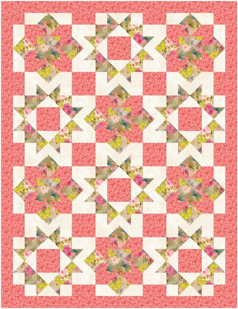 Free 3 Yard Quilt Pattern: Weathervane Fab Five Quilt Pattern, 3 Color Quilts Patterns, Most Popular Quilt Patterns, 3 Fabric Quilts, Free Downloadable Quilt Patterns, Free Layer Cake Quilt Patterns Printables, Bq2 Quilt Pattern Free, 4 Yard Quilt Patterns Free, 3 Yard Quilts Patterns Free