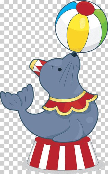 Circus Animals Drawings, Circus Cartoon Illustration, Carnival Animals, Carnival Characters, Clown Crafts, Cartoon Dolphin, Shark Illustration, Circus Characters, Circus Decorations