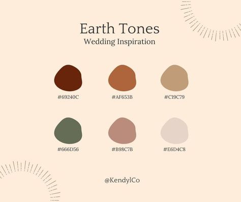 Earth Tones Wedding, Neutral Wedding Palette, Earth Tones Palette, Earth Tone Wedding, Earth Tone Color Palette, Fall Wedding Color Schemes, Earth Tone Dress, Wedding Color Pallet, Fall Wedding Color Palette