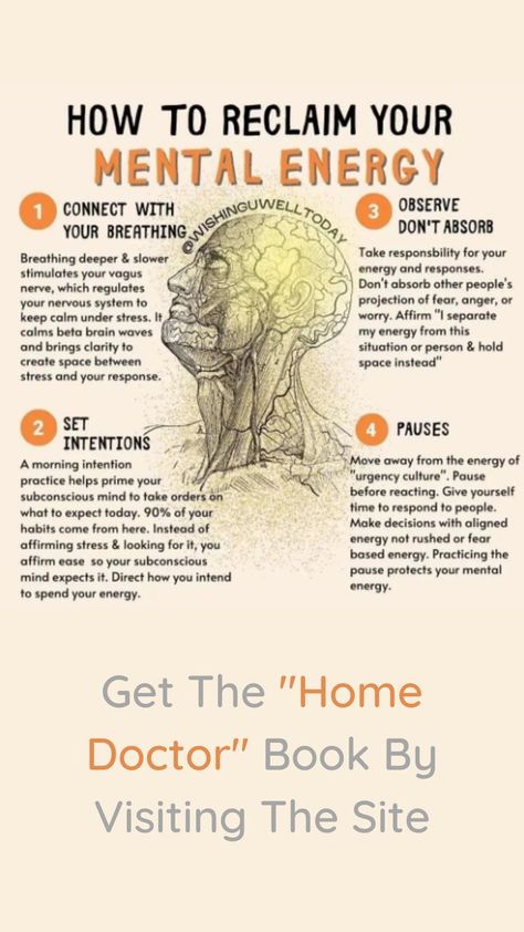 How To Reclaim Your Mental Energy Energy Remedies, Mental Energy, Brain Waves, Health Remedies, Nervous System, Gut Health, Home Remedies, The 4, Anger