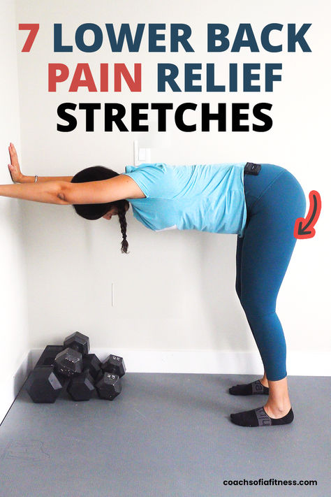 After years of lower back pain, these are my favorite stretches to help you get relief, and release tension and pressure from your lumbar spine. You’ll find gentle stretches and yoga poses for lower back pain relief. Lower back pain is very disruptive and can be very painful. Incorporate these amazing relief stretches daily to help you keep the pain away and also get relief. Lower Back Pain Relief Stretches, Nerve Pain Remedies, Lower Back Pain Stretches, Mid Back Pain, Low Back Pain Relief, Hip Pain Relief, Middle Back Pain, Pain Relief Remedies, Low Back Stretches