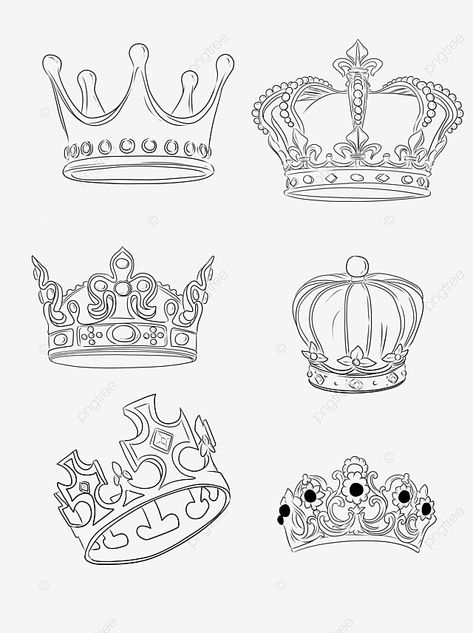 black and white,vector,crown,retro,cutout,hand painted,cartoon,crown clipart,cartoon clipart,vector clipart,black clipart,white clipart,retro clipart Black And White Crown, King Crown Drawing, Crown Clip Art, Crows Drawing, Crown Illustration, Queen Drawing, Crown Png, Crown Drawing, Crown Tattoo Design