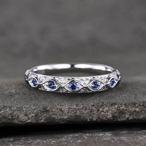 Hey, I found this really awesome Etsy listing at https://www.etsy.com/listing/893581706/antique-sapphire-wedding-band-925 Vintage Wedding Ring, Birthstone Stacking Rings, September Birthstone Rings, Sapphire Wedding Band, Opal Wedding Rings, Wedding Rings Solitaire, Wedding Anniversary Rings, Sapphire Wedding, Half Eternity Band