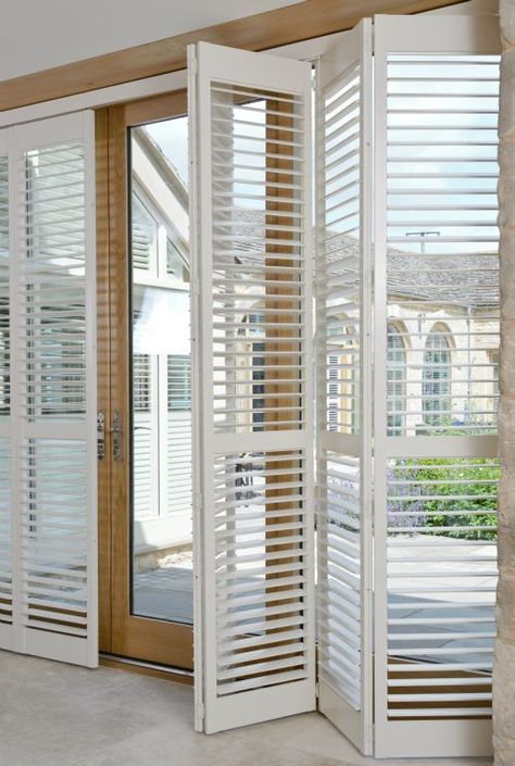 Bifold Shutters For Windows, Sliding Glass Door Shutters, Patio Door Shutters, French Door Shutters, French Door Coverings, Patio Door Coverings, Shutters Interior, Patio Door Blinds, Folding Patio Doors