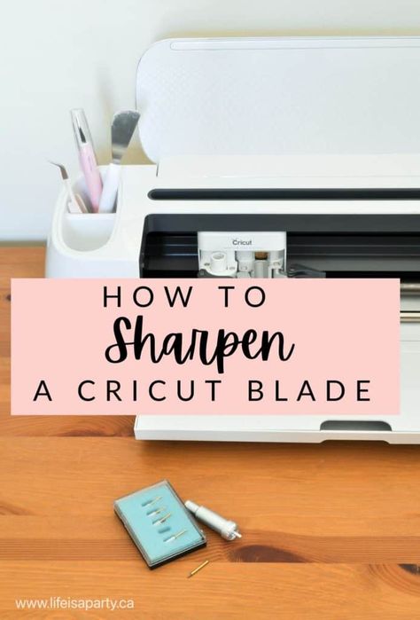 How To Sharpen Cricut Blade, Cricut Blades Guide, Cricut Blade, Cricket Machine, Cricut Blades, Professional Knife Sharpener, Adaptive Tools, Life Is A Party, Letter Spacing