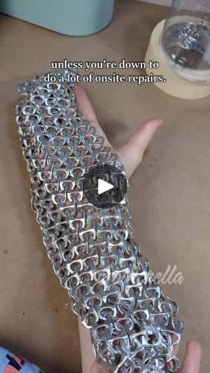 Pop Can Tab Crafts Diy, Soda Tab Crafts Tutorial, Can Tab Crafts Diy, Pop Can Tab Crafts, Pop Tab Chain Mail, Beer Tab Crafts, Soda Can Tab Crafts, Chainmail Diy, Pop Top Crafts