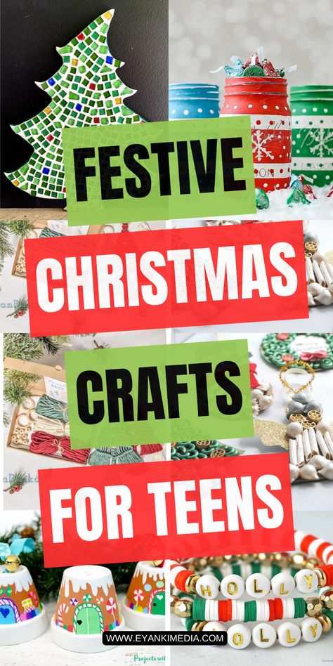 Looking for fun and easy holiday activities for teens? These DIY Christmas crafts are perfect for getting into the festive spirit! From cute ornaments to unique gifts, teens will love these simple and creative projects. Perfect for crafting at home or with friends! #ChristmasCrafts #DIYForTeens #HolidayCrafts #TeenCrafts via @eyankimedia Arts And Crafts For Adults Christmas, Classroom Christmas Decorations Diy, Crafts For Teen Girls To Make, Holiday Craft For 5th Graders, Cool Diy Christmas Gifts, Crafts For Teens Christmas, Ornament Crafts For Teens, Holiday Crafts Middle School, Teenage Crafts Projects