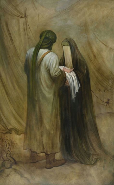 From a collection by Iranian artist Hasan Rouh Al-Amin exhibited in Hamburg, Germany. #Karbala #ImamHussein #Muharram Hamburg Germany, Germany, Hamburg