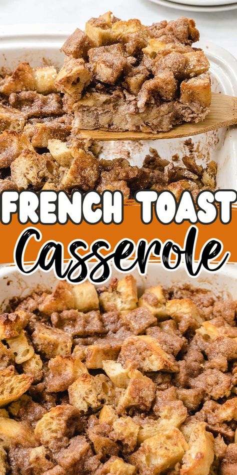 Oven French Toast, Oven Baked French Toast, Make Ahead French Toast, French Toast Casserole Easy, French Toast Casserole Overnight, Breakfast Crockpot Recipes, French Toast Casserole Recipes, French Toast Breakfast, Toast Casserole