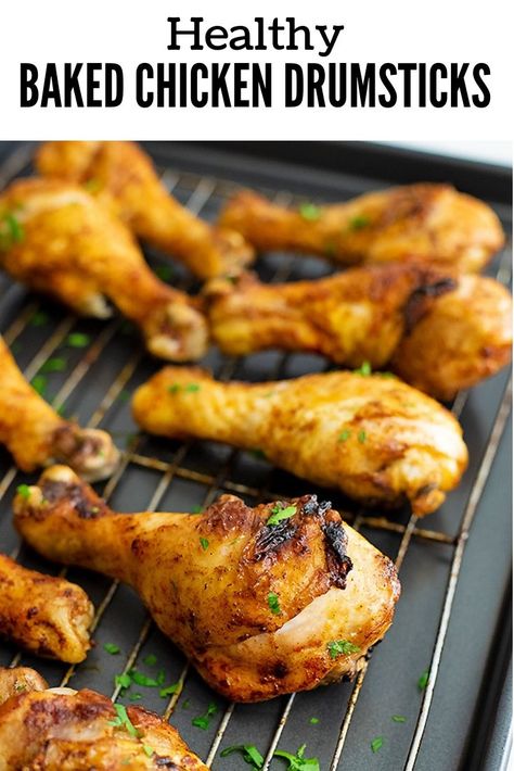 Keto Cravings, Chicken Legs In Oven, Crispy Baked Chicken Legs, Drumsticks Recipe, Chicken Breast Crockpot Recipes, Chicken Shawarma Recipe, Crockpot Chicken Breast, Baked Chicken Drumsticks, Healthy Baked Chicken