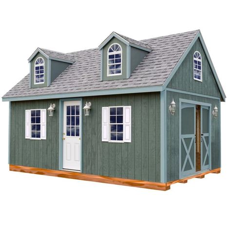 Lowes Shed, Wood Shed Kits, Mountain Property, Wood Storage Shed, Storage Shed Kits, Cheap Sheds, Shed Floor, Shed Interior, Loft Storage