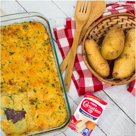 Scalloped Potatoes Carnation Scalloped Potatoes, Scalloped Potatoes With Carnation Milk, Spanish Rice Easy, Scalloped Potatoes Easy, Chopped Ham, Easter 2024, Christmas Feast, Scalloped Potato Recipes, Vegetable Rice