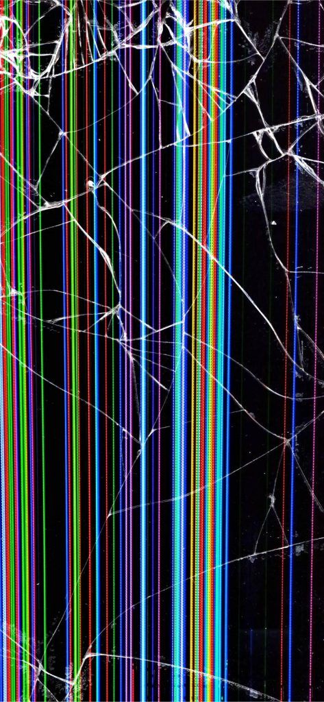 Vertical Colored Lines In A Broken Screen Prank + Download Wallpapers 2022 09C Phone Break, Basic Wallpapers, Broken Phone Screen, Home Screen Wallpaper Hd, ليلو وستيتش, Iphone Wallpaper Photography, Cracked Wallpaper, Phone Lock Screen Wallpaper, Broken Phone