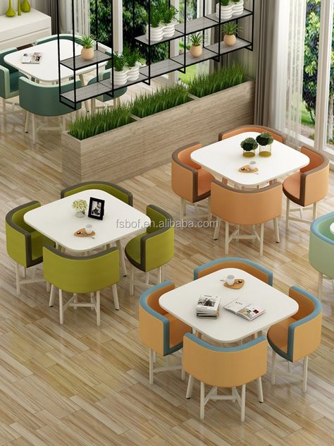 Table Chair Design For Cafe, Rooftop Table And Chairs, Fast Food Table Design, Cafeteria Table Design, Cafeteria Tables And Chairs, Hotel Dining Table, Table And Chair For Cafe, Restaurant Table And Chair Design, Cafe Chair Design Modern