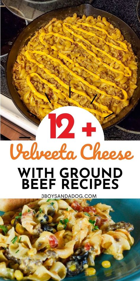 Velveeta Cheese Dip, Recipes With Velveeta Cheese, Velveeta Recipes, Rotel Recipes, Easy Beef Enchiladas, Ground Recipes, Beef Dip, Easy Hamburger, Ground Beef Recipes Healthy