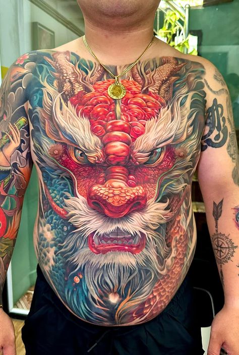 Dragon Tattoo Full Back, Dragon Eye Drawing, Dragon Tattoo Chest, Dragon Head Tattoo, Dragon Japanese, Japanese Dragon Tattoo, Full Back Tattoos, Geometry Tattoo, Dont Touch My Phone Wallpaper