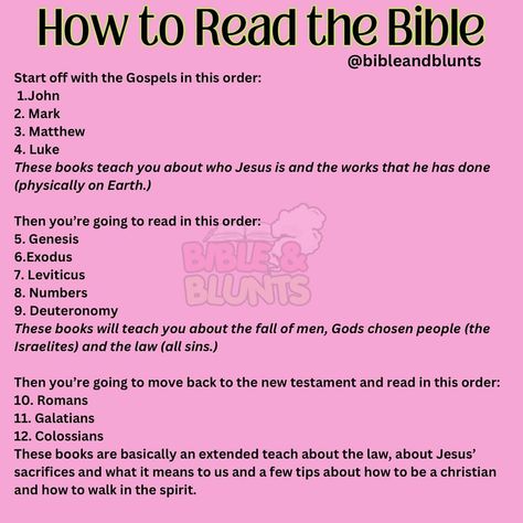 Order Of Reading The Bible, Where To Start In Your Bible, How To Read Bible In Order, When To Read What In The Bible, What Should I Read In The Bible, Good Chapters To Read In The Bible, How To Read My Bible, What Order Should I Read The Bible, Order To Read Bible