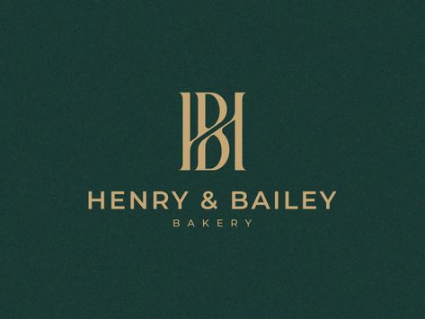 Mens Jewelry Logo, H And B Logo, B And H Logo, Bh Monogram Logo, Luxury Hotel Logo Design, Luxury Logo Branding, Luxury Monogram Logo, Hotel Logos Ideas, Luxury Bakery Logo