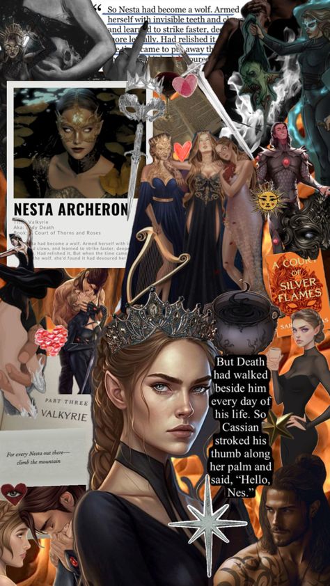 #acotar #nesta #nessian #nestaarcheron Acotar Nesta, Nesta Archeron, Crescent City, Book Aesthetic, Book Journal, Character Art, Things To Come, Fan Art, Books