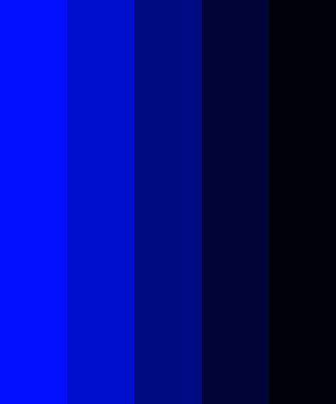 Blue-Black Gradient Color Palette Gradient Color Palette, Blithe Spirit, Hexadecimal Color, Blue Names, Black Color Palette, Blue Palette, Blue Black Color, Colors Palette, Blue Color Schemes