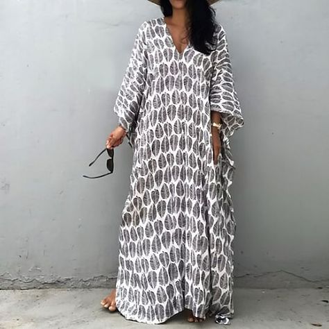 Cover Up Beach, Coverup Beach, Modest Swimwear, Cotton Linen Dresses, Caftan Dress, Swimsuit Dress, Polyester Dress, Swimwear Cover, Women Long Dresses