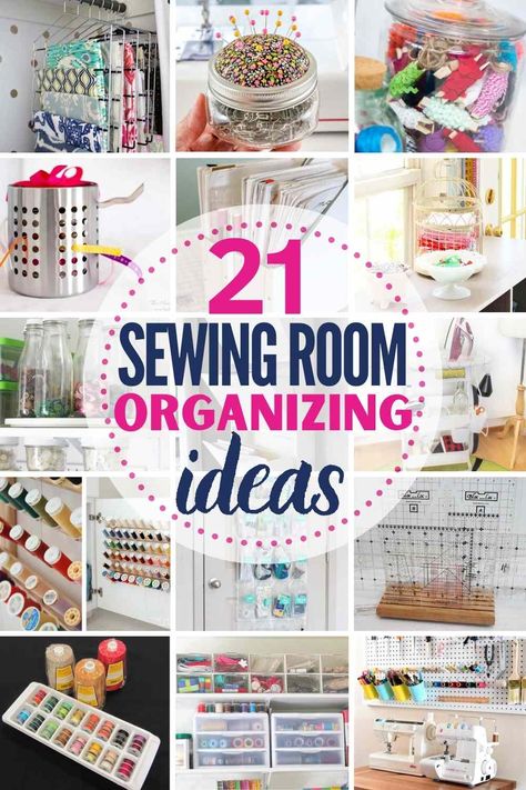 Small Sewing Rooms Ideas, Organizing Sewing Room Ideas, Sewing Room Fabric Organization, Quilt Room Organization Organizing Ideas, Storage For Sewing Room, Sewing Room Closet Organization, How To Organize A Sewing Room, Sewing Room Colors Scheme, Sewing Room Storage Ideas Small Spaces