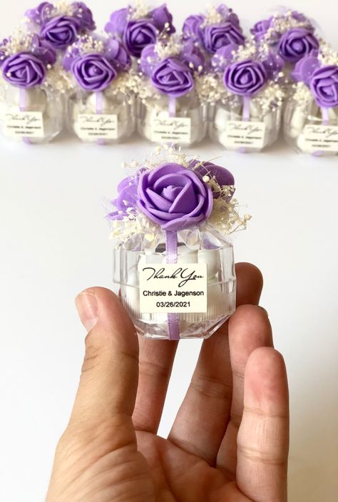 10 Pcs Wedding Favors for Guests, Quinceanera Party Favors Gift, Favors Boxes, Bachelorette Favors, Custom Sweet 16 Gift, Birthday Gift - Etsy Quinceanera Party Favors, Sweet 15 Party Ideas Quinceanera, Sweet 15 Party Ideas, Purple Quince, Quinceanera Nails, Gift Favors, Idee Cricut, Bachelorette Favors, Sweet 16 Gifts