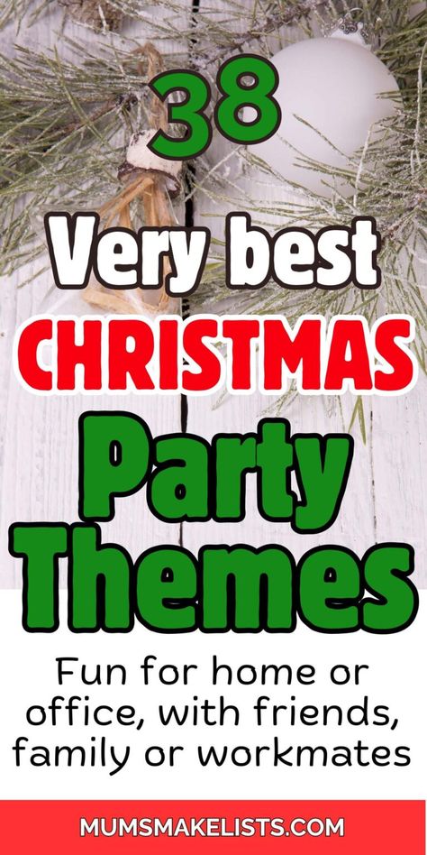 Fun Christmas Party Themes: Unusual And Classy Ideas to Elevate Your Holiday 3 Christmas Themed Fundraiser Ideas, Womens Holiday Party Ideas, Christmas Theme Costume Ideas, Christmas Family Theme Ideas, Work Christmas Theme Ideas, Christmas Theme For Office, Movie Theme Christmas Party, Reindeer Christmas Party Ideas, Red And Green Christmas Party Theme