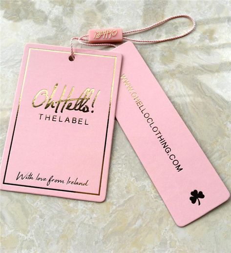 Customized Paper Hang Tag Garment Bag Printed Tags Clothing Swing Tag Labels #tag #label #handtags #clothinglabel Upcycling, Swing Tag Design, Price Tag Design, Custom Hang Tags, Clothing Labels Design, Hang Tags Clothing, Hang Tag Design, Packaging Ideas Business, Small Business Packaging Ideas