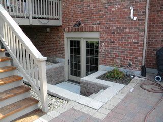 Basement Remodel - traditional - basement - chicago - by CL Design-Build, Inc. Basement Windows, Basement Entrance, Basement Doors, Basement Inspiration, Egress Window, Basement Apartment, Small Basements, Waterproofing Basement, Basement Design Ideas