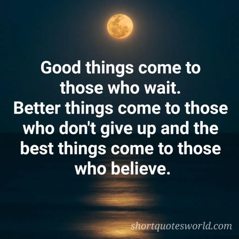 Always believe, Good things come to those who wait Waiting Quotes, I Love Myself, Love Me Do, Better Things, Love Myself, Vision Board Inspiration, Believe In God Quotes, Quotes On Instagram, Always Believe