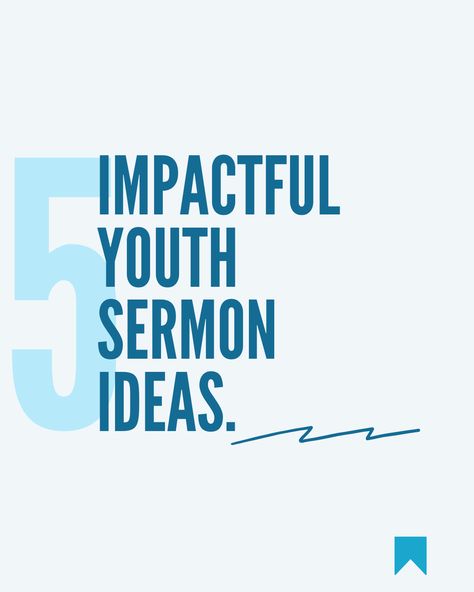 Discover 5 impactful sermon ideas designed to empower youth in 2024. 🌟 #Youth #SermonIdeas #NextGen #Impact Bible Sermon Topics, Teen Bible Study Lessons, Youth Bible Study Lessons, Youth Sermons, Sermon Series Ideas, Bible Preaching, Youth Ministry Lessons, Youth Bible Lessons, Teen Bible Study