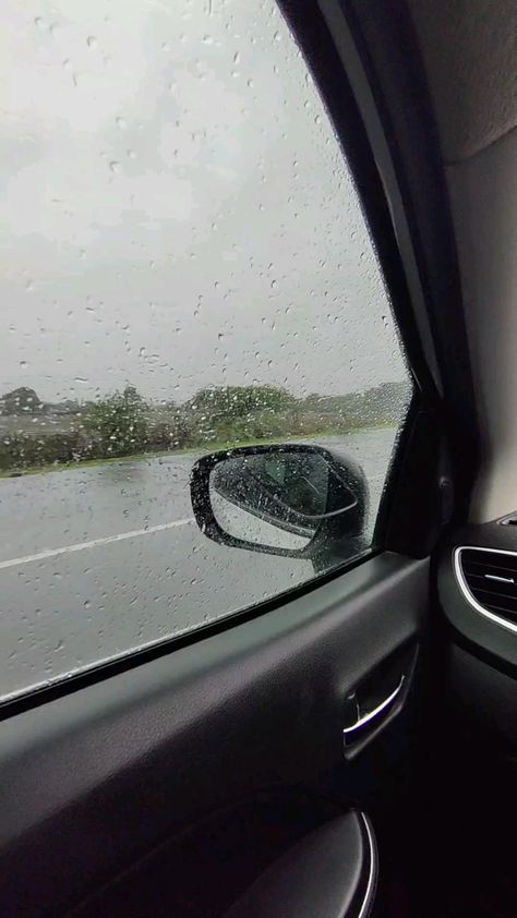 Travelling Pics In Car, Driving While Raining, Car Snap Rainy Day, Rain Driving Snap, Car Videos Day Drive Snapchat, Rain Car Drive Snapchat, Car Driving Snap Rain, Car In Rain Snap, Rain Drive Snap