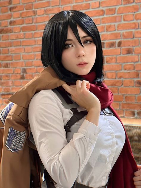 Sweetie Fox, Mikasa Ackerman Cosplay, Mikasa Cosplay, Fox Girl, Mikasa Ackerman, Beauty Portrait, Cartoon Profile Pics, Pretty Face, Cosplay Anime