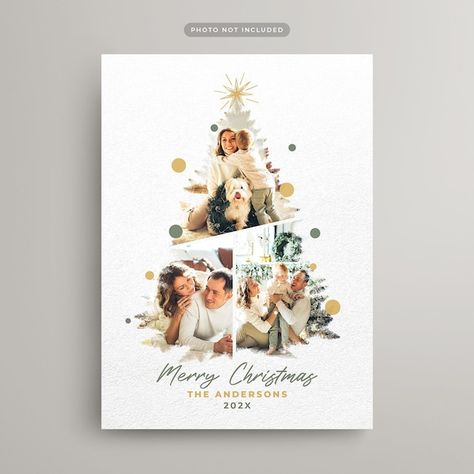 Xmas Card Design Graphic, Christmas Card Personalized, Christmas Card Design Photo, Christmas Digital Products, Graphic Design Christmas Card, Christmas Social Media Design, Christmas Post Design, Xmas Card Design, Christmas Cards With Photo