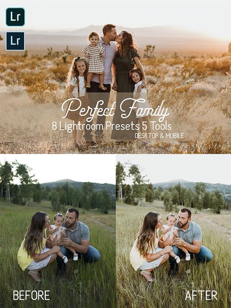 Perfect Family Lightroom Presets Free Svg Images, Lightroom Effects, Professional Photo Shoot, Professional Photo Editing, Outdoor Family Photos, Presets Download, Silhouette Design Studio, Professional Photos, Lightroom Filters