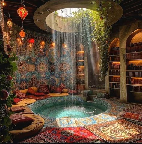 Unrealistic Things I Want In My House, Classic House Interior Design, Indoor Water Features, Fantasy Furniture, Property Design, Dream House Interior, Cute Room Decor, Dream Rooms, Room Inspiration Bedroom